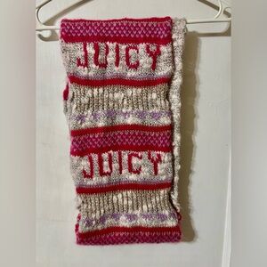 Juicy Couture Textured Knit Scarf